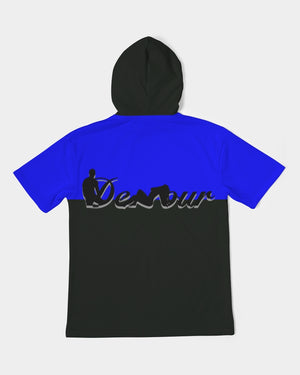 "Don't Leave Me Blue" Collection Men's Premium Heavyweight Short Sleeve Hoodie