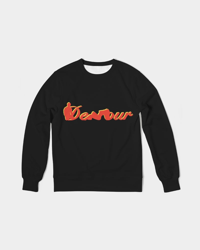 "Black Out" Collection Men's Classic French Terry Crewneck Pullover