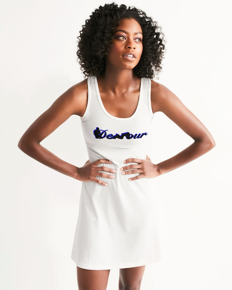 "Don't Leave Me Blue" DeVour The Moment Women's Racerback Dress