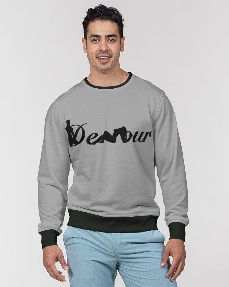 DeVour The Moment Men's Classic French Terry Crewneck Pullover