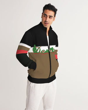 say in red Men's Track Jacket