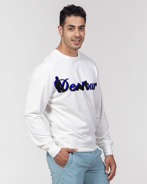 DeVour The Moment Men's Classic French Terry Crewneck Pullover