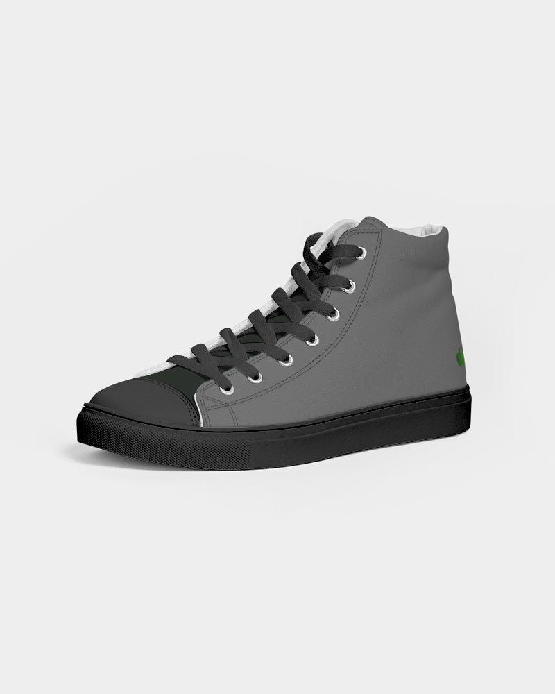 "Go Mode" Women's Hightop Canvas Shoe - Black