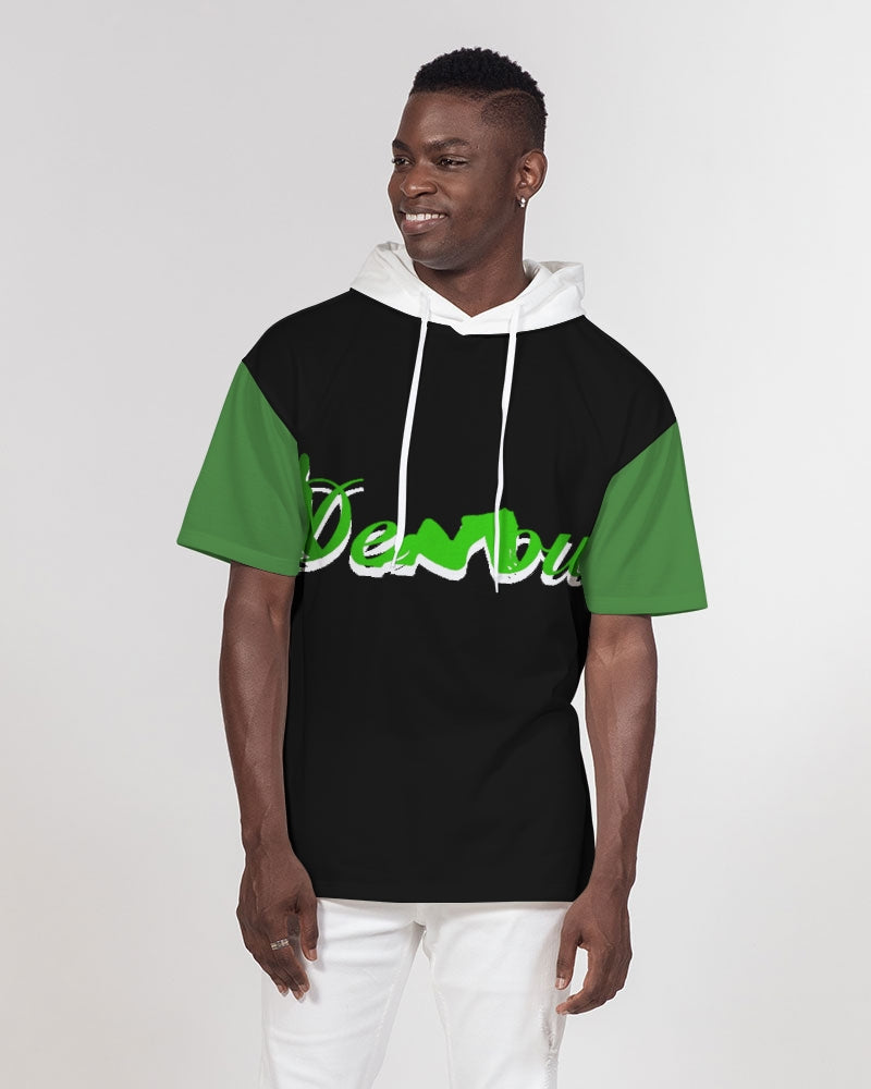 "Black Out" Collection Men's Premium Heavyweight Short Sleeve Hoodie