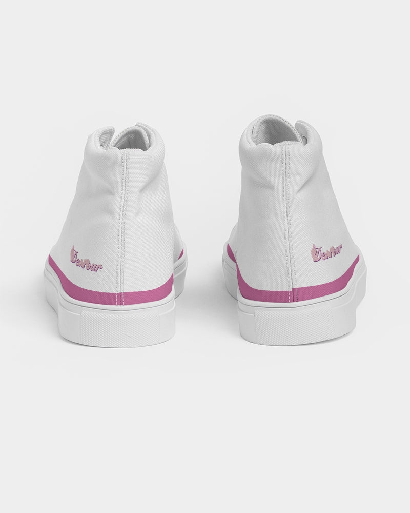 "Bubblegum Pink" Collection Women's Hightop Canvas Shoe