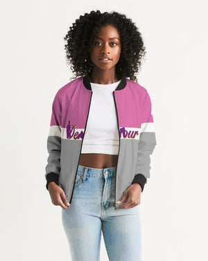 "Bubblegum Pink" Collection Women's Bomber Jacket