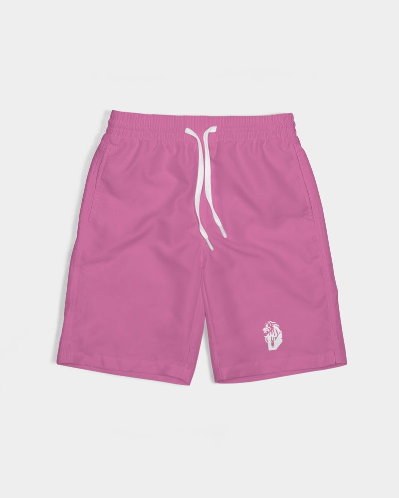 "Bubblegum Pink" Collection All-Over Print Swim Trunk