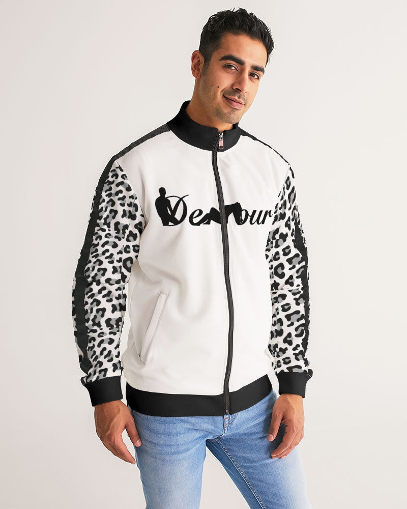 Men's Stripe-Sleeve Track Jacket