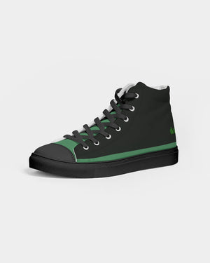 Go Mode Men's Hightop Canvas Shoe - Black
