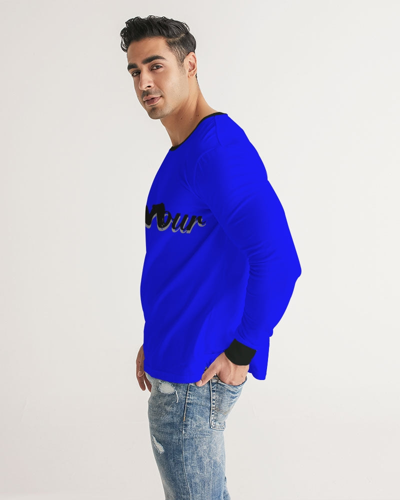 "Don't Leave Me Blue" Collection Men's Long Sleeve Tee