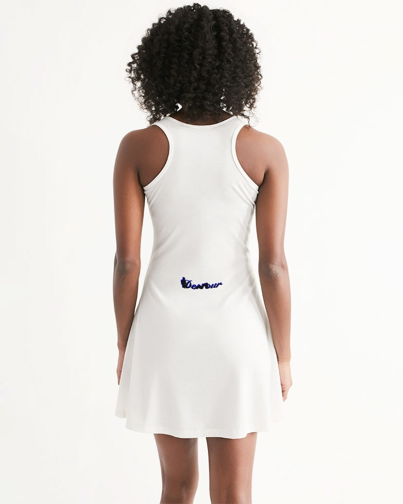 "Don't Leave Me Blue" DeVour The Moment Women's Racerback Dress