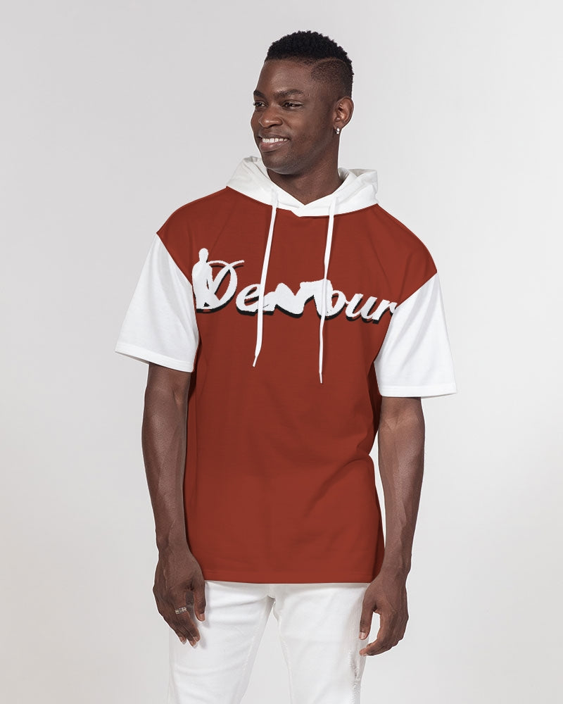 "Red Hot With Passion" Collection Men's Premium Heavyweight Short Sleeve Hoodie