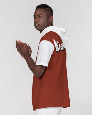 "Red Hot With Passion" Collection Men's Premium Heavyweight Short Sleeve Hoodie