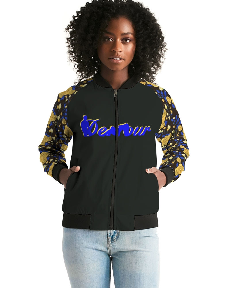 "Don't LeaveMe Blue" Women's Bomber Jacket