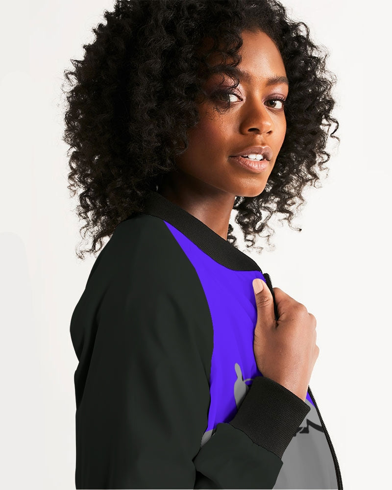 "Purple Royalty" Collection Women's Bomber Jacket