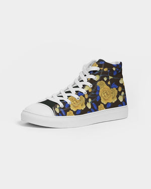 Don't leave me blue Women's Hightop Canvas Shoe