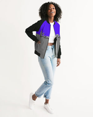 "Purple Royalty" Collection Women's Bomber Jacket