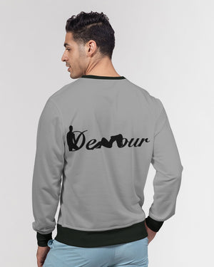 DeVour The Moment Men's Classic French Terry Crewneck Pullover