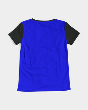 "Don't Leave Me Blue" Collection Women's V-Neck Tee