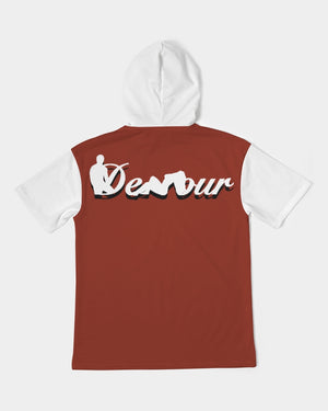 "Red Hot With Passion" Collection Men's Premium Heavyweight Short Sleeve Hoodie