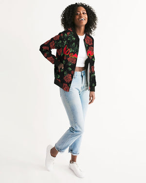 DeVour The Moment Women's All-Over Print Bomber Jacket