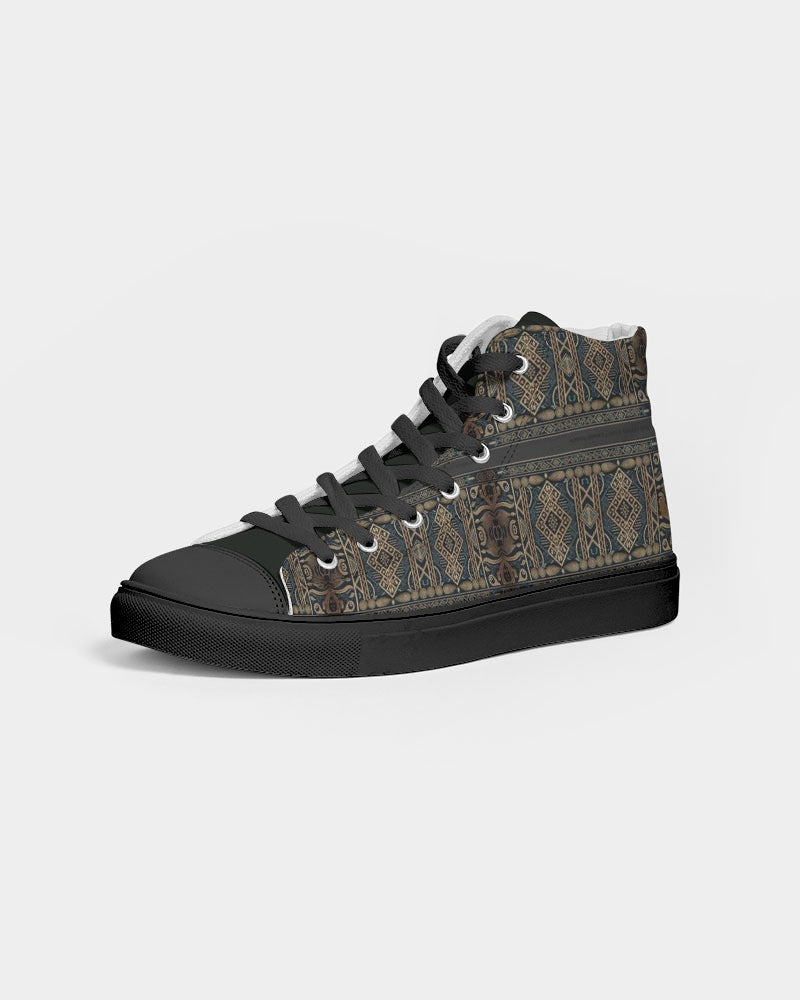 Men's Hightop Canvas Shoe - Black