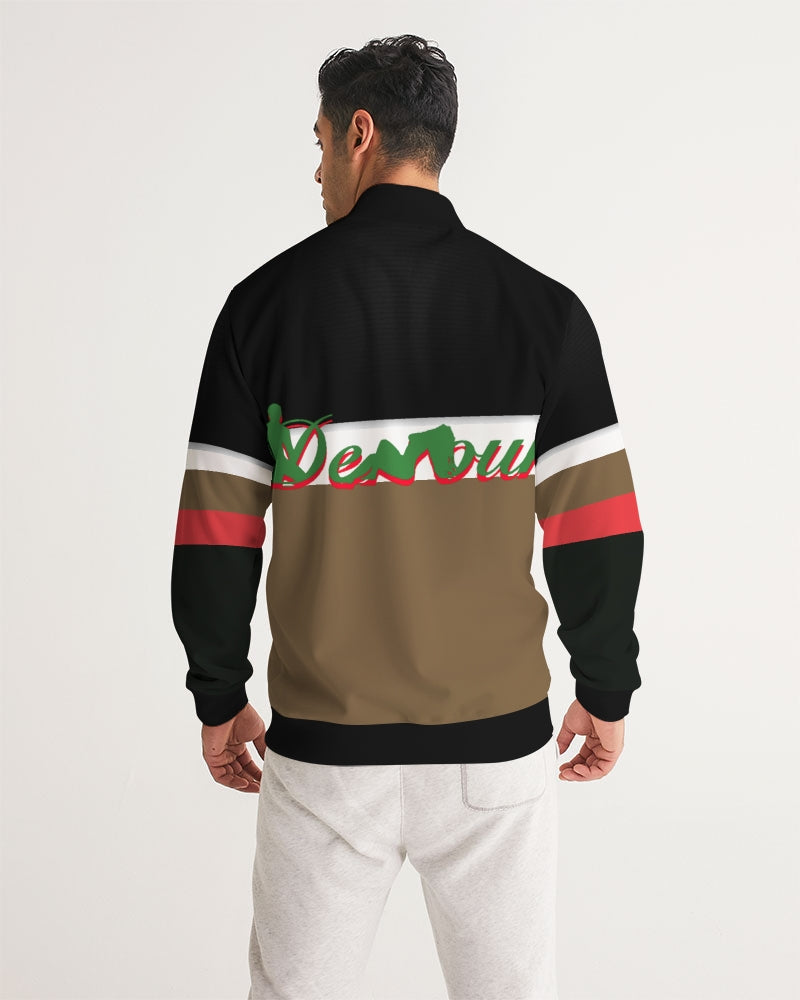 say in red Men's Track Jacket