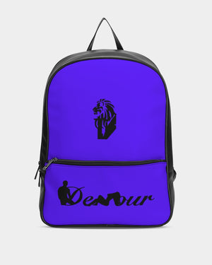 "Purple Royalty" Collection Classic Faux Leather Backpack