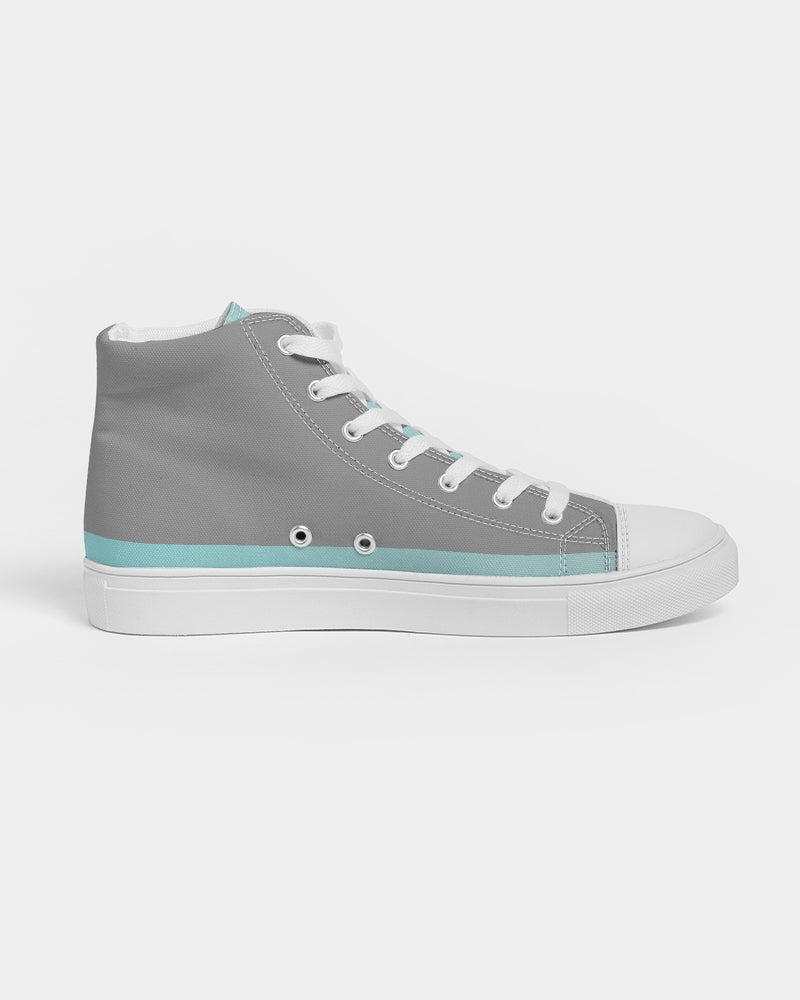"Don't Leave Me Blue" Men's Hightop Canvas Shoe