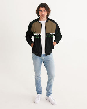 say in red Men's Bomber Jacket