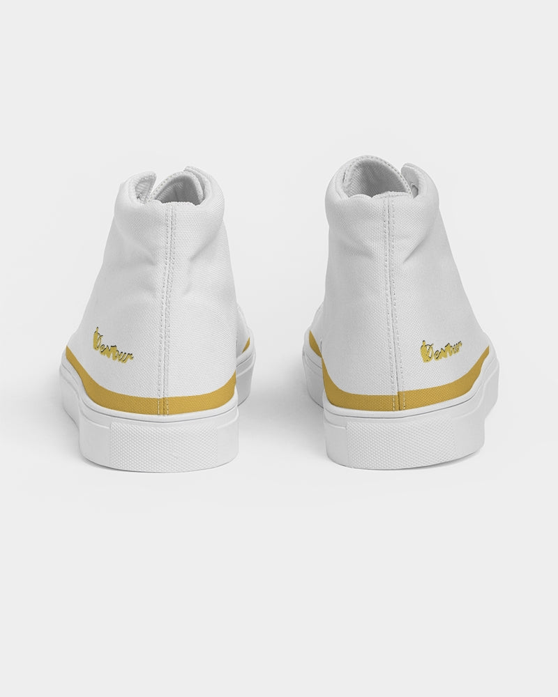 "Melo Yellow" Women's Hightop Canvas Shoe