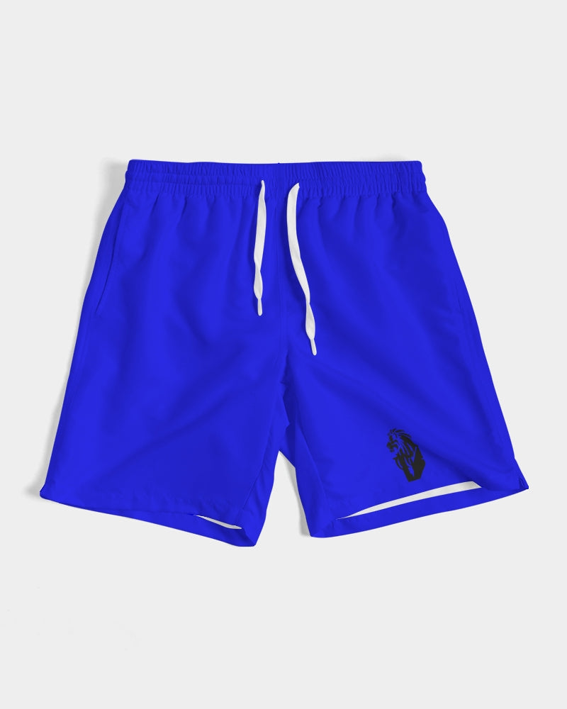 "Don't Leave Me Blue" Collection Men's All-Over Print Swim Trunk