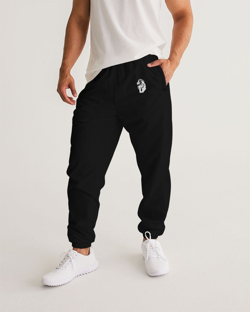 "Black Out" Collection Men's All-Over Print Track Pants
