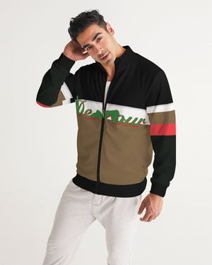 say in red Men's Track Jacket