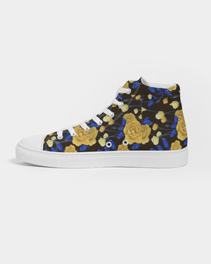 Don't leave me blue Women's Hightop Canvas Shoe