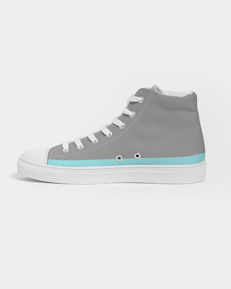 "Don't Leave Me Blue" Men's Hightop Canvas Shoe