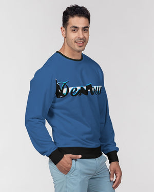 "Don't Leave Me Blue" Collection Men's Classic French Terry Crewneck Pullover