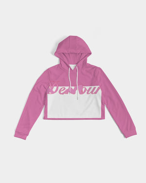 "Bubblegum Pink" Collection Women's Cropped Hoodie