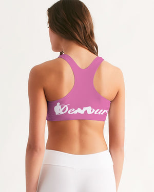 "Bubblegum Pink" Collection Women's All-Over Print Seamless Sports Bra