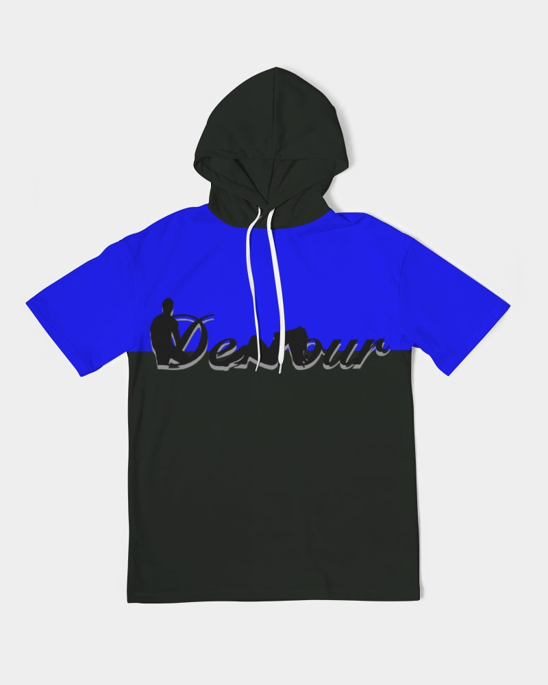 "Don't Leave Me Blue" Collection Men's Premium Heavyweight Short Sleeve Hoodie