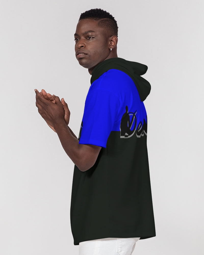 "Don't Leave Me Blue" Collection Men's Premium Heavyweight Short Sleeve Hoodie