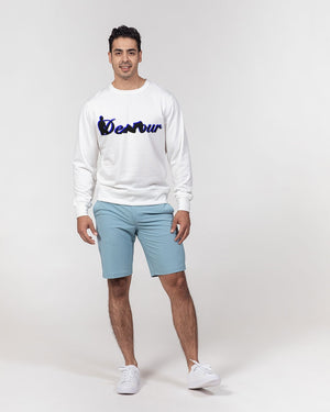 DeVour The Moment Men's Classic French Terry Crewneck Pullover
