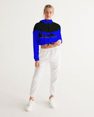 "Don't Leave Me Blue" Collection Women's Cropped Windbreaker