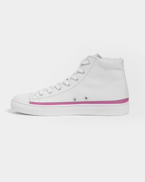 "Bubblegum Pink" Collection Women's Hightop Canvas Shoe