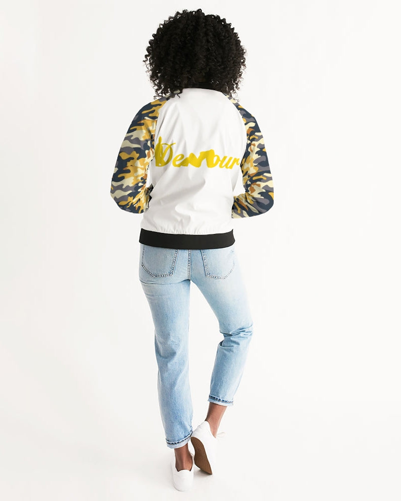 "Melo Yellow" Women's Bomber Jacket