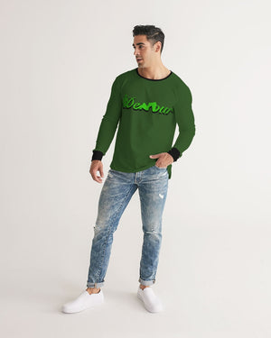 say in red Men's Long Sleeve Tee