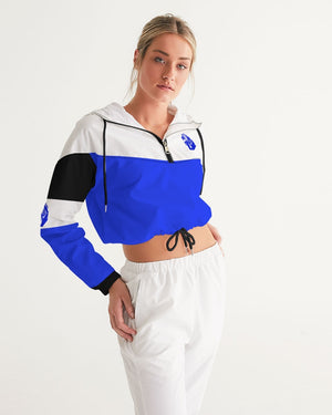 DeVour The Moment Women's All-Over Print Cropped Windbreaker