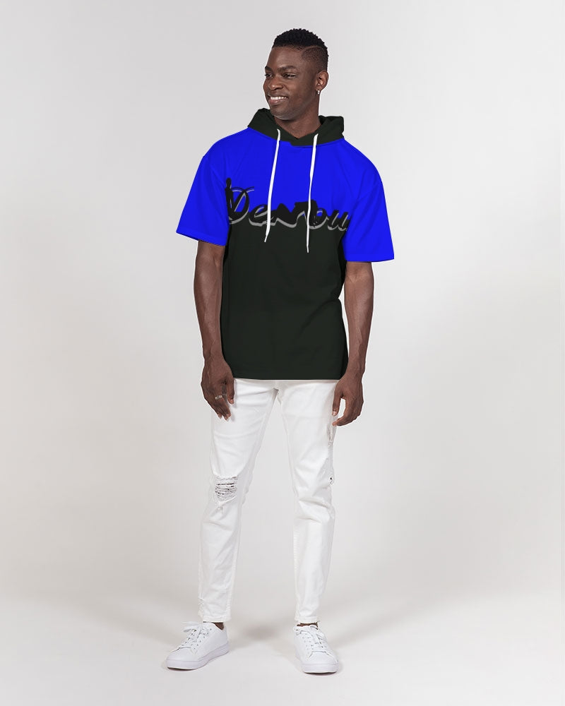 "Don't Leave Me Blue" Collection Men's Premium Heavyweight Short Sleeve Hoodie