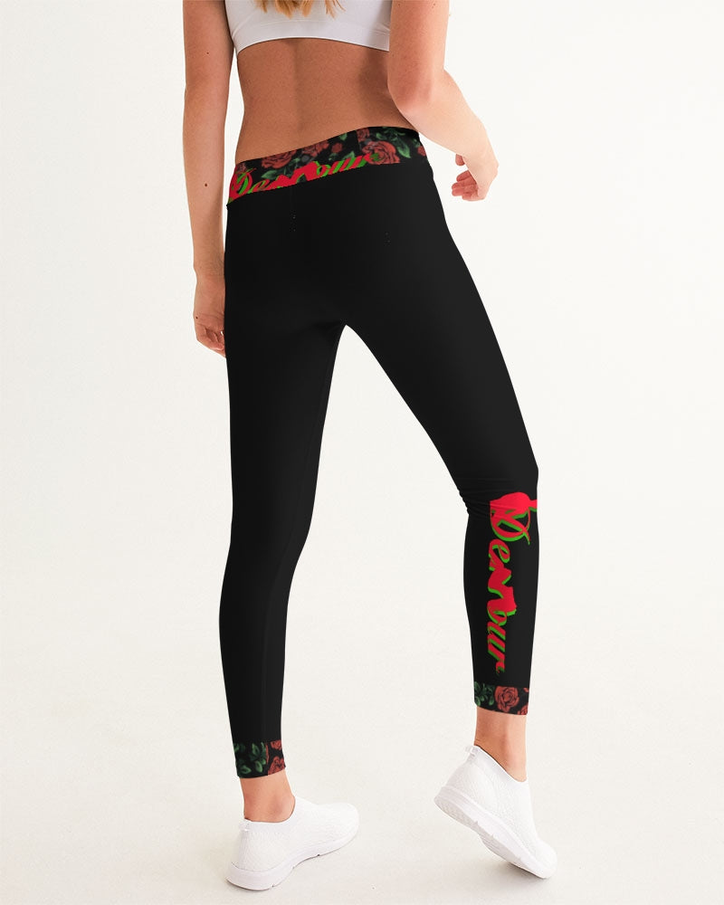 DeVour The Moment Women's All-Over Print Yoga Pants