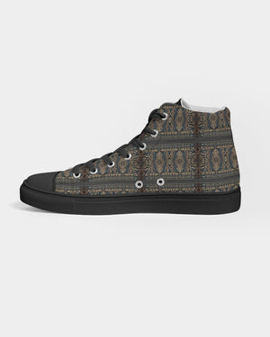 Men's Hightop Canvas Shoe - Black